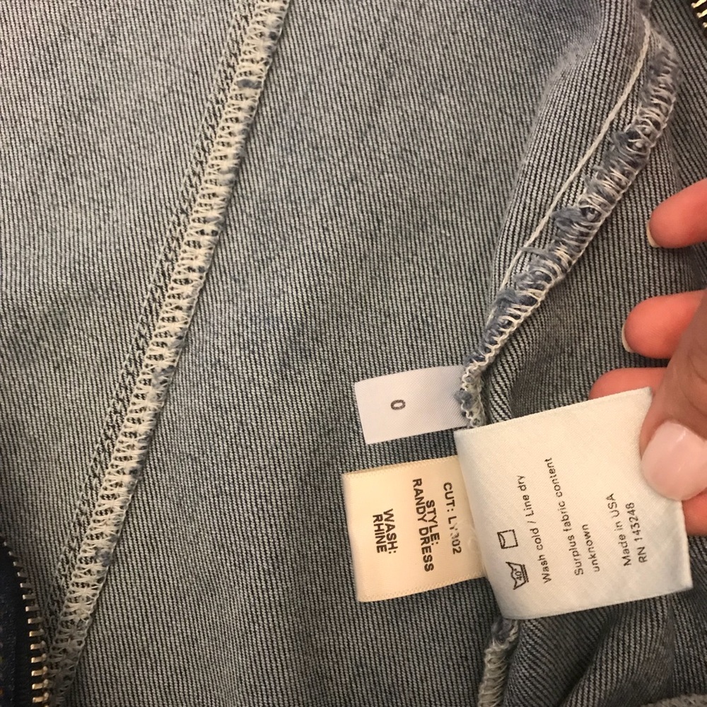 Reformation “Randy” jean dress - Picture 3 of 5